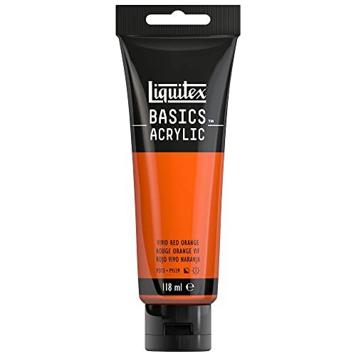 Liquitex Basics Acrylverf - Vivid Red Orange - 118ml