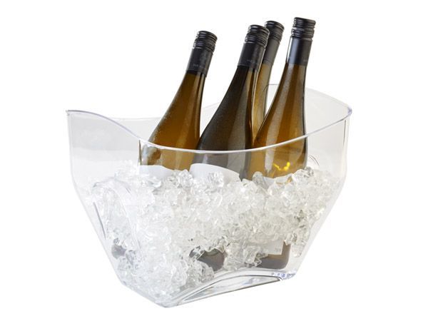 APS Wijn/Champagnekoeler | Transparant | 7 Liter