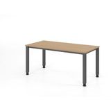 Hammerbacher Bureau met 4 vierkant poten - 160x80 cm