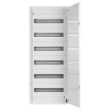Doktorvolt Verdeelkast, zekeringkast van metaal, verdeelkast, opbouw, stroomverdeler, bouwstroomverdeler, 108 modules, 6 rijen, IP30 1512