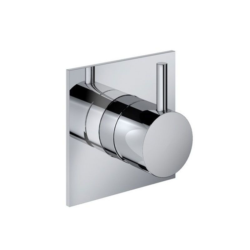 hotbath Cobber Douchekraan Afbouwdeel Vierkant Geborsteld Koper PVD 1 Greeps