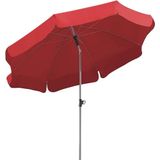 Schneider Parasol Locarno, rood, 200 cm rond, frame staal, bespanning polyester, 2,4 kg