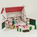Bois ferme avec figurines