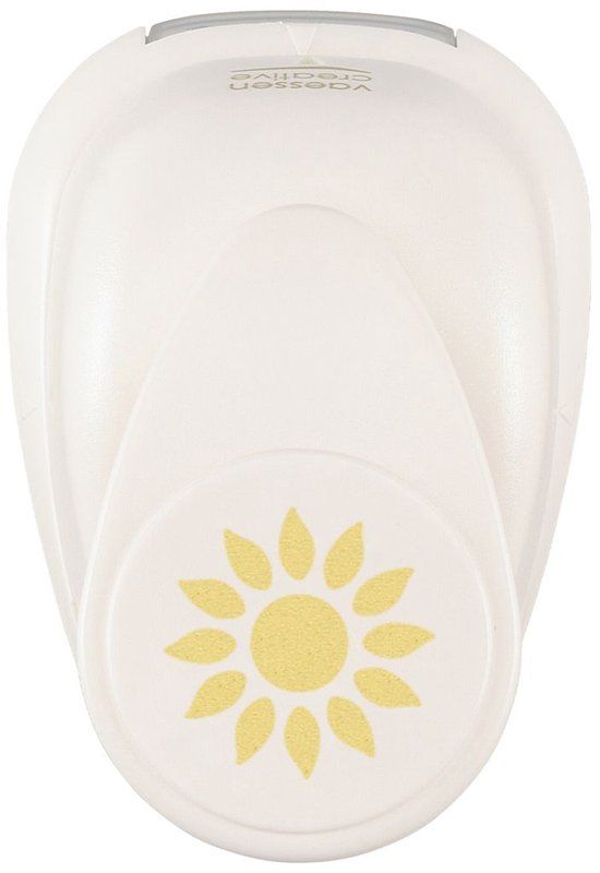 Vaessen Creative Pons - Figuurpons - Zonnebloem - 2,5 x 2,5 cm