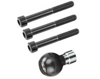 RAM Mounts RAM-B-367U Montagekit Zwart Aluminium, Rubber