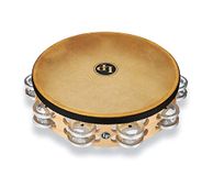 Latin Percussion Pro 10in Double Row Tambourine With Head