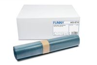 Funny LDPE-Regenerat vuilniszakken, blauw, opgerold, type 60 extra, 140 l, per stuk verpakt (1 x 250 stuks)