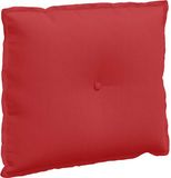 VidaXL Rugkussen Rood Katoen 60 x 19 x 50 cm