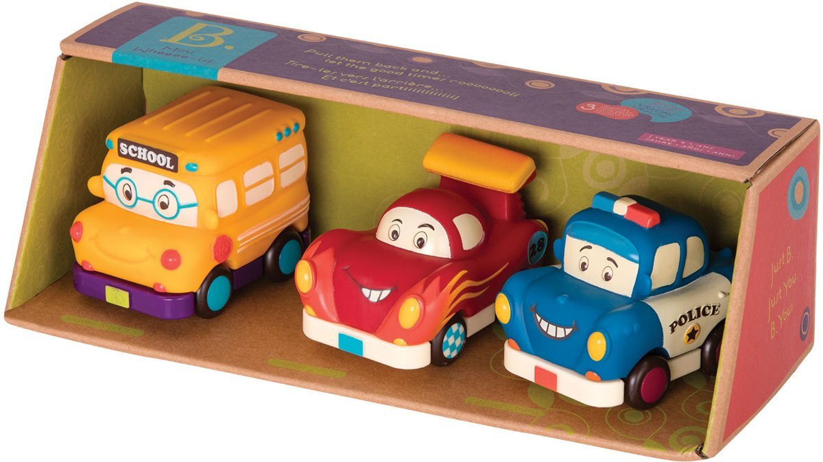 B Toys Mini Wheeee-ls auto's schoolbus