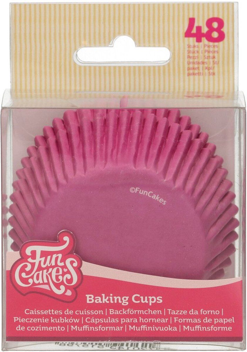 FunCakes Baking Cups Roze pk/48