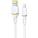 Dudao Câble de Données et de Charge USB-A - Lightning L25L, 30W, 1m, Blanc