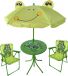 Merkloos Tuinset Kinderen - met parasol - kikker - groen
