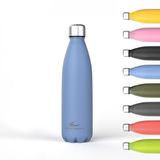 DAIKOKU - Roestvrijstalen Waterfles | Dubbelwandige Thermosfles | 100% Lekvrij | Veilig en Gezond | Multifunctioneel | Blauwe | 500 ML