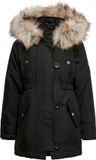 ONLY KIDS ONLY KOGIRIS Lange Parka Zwart Meisjes Polyester Maat 122