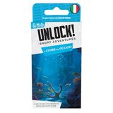 Asmodee Unlock! Short Adventures: Het hart van de oceaan, bordspel van raadseln, 1-6 spelers, 10+ jaar, Italiaanse editie