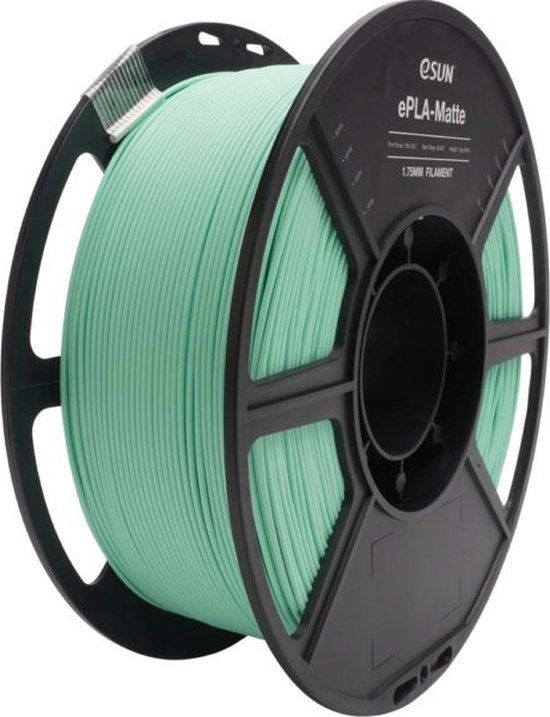 eSun ePLA-Matte Filament - Mint Green - 1.75mm - 1kg
