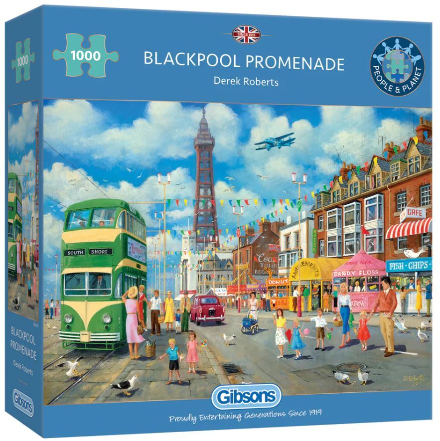 Gibsons Blackpool Promenade Puzzel (1000 stukjes)