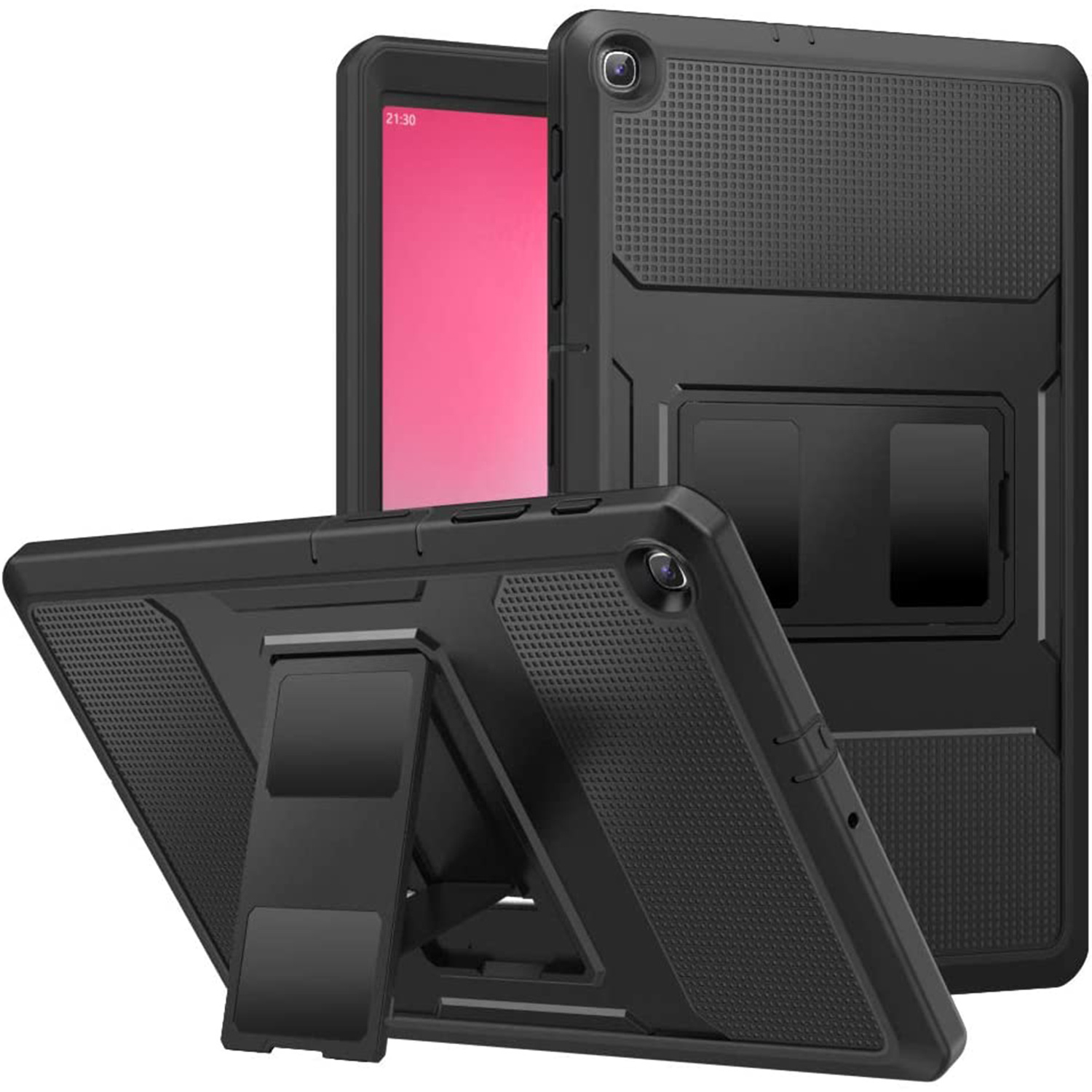 Accezz Rugged Back Case Samsung Galaxy Tab A 10.1 (2019) tablethoes - Zwart