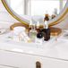 Luxspire White Marble Resin Bathroom Vanity Tray