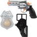 Toi-Toys Speelgoed politie pistool met holster en badge - met licht en geluid - inclusief batterijen