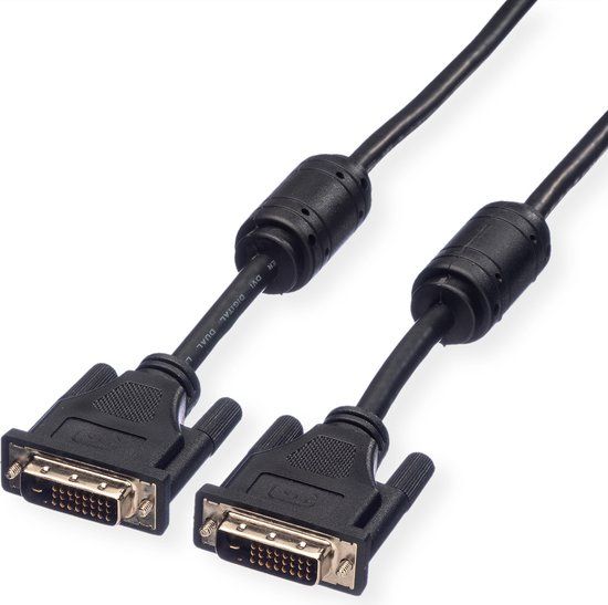 Roline Monitorkabel DVI, M/M, (24+1) dual link, 15 m