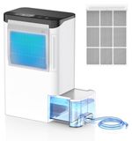 OEM Humidificateur d'air, réservoir de 2,5 litres, fonctionnement silencieux (35 dB), adapté aux pièces jusqu'à 25 m², couleur blanche