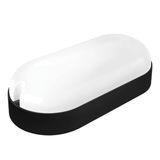 Matel OVAL NOIR SENSOR IP65 9W.F