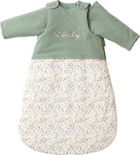 Vertbaudet Slaapzak Bloemen - baby - afneembare mouwen - bi-materiaal