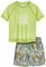 Playshoes Kinderbadset met UV-bescherming Wave Shorts Groen