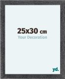 yd. Cadre photo 25x30 cm Gris Brossé MDF Como