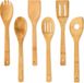 Klarstein Keukenaccessoires Kooklepels en Spatels Set van 6 Duurzaam Bamboe