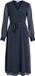 VILA Maxi-jurk VIFALIA Lange Mouw Navy Blazer Maat 42