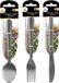 DID tafel diner bestek set messen/vorken/lepels - Voor 20x personen - 19 tot 22 cm in het zilver