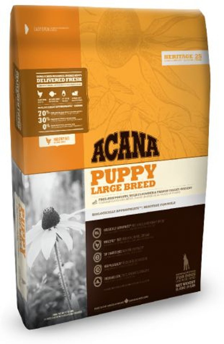 Acana heritage puppy large breed hondenvoer 17 kg
