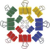 Westcott papierklem - assorti kleuren - 12 stuks
