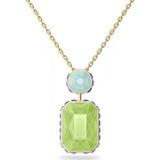 Swarovski Dames ketting metaal Goudkleur Transparant