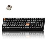 Keychron P6 Ultra 8K draadloos mechanisch toetsenbord van aluminium, 2,4 GHz/Bluetooth/bedraad RGB aangepast, hot-swappable zijden POM-schakelaar voor Mac Windows Linux - zwart