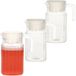 Billiet - Vanlaere Carafe à eau en verre avec poignée - 4x - 0,5 Litre - pichet
