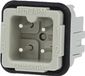 HARTING Han 3A steekcontact (M), schroefklem, 3-polig + PE, 230V/400V, 10A - 1 stuk