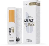 D'Addario Woodwinds ORSF05TSX4H Organic Select Jazz Tenorsaxofoonriet, 4 Hard, 5-pack