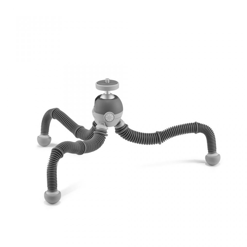 Joby PodZilla Tripod - Grey - For Smartphone/Digital Camera