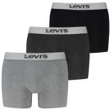 Levi's Mel Boxer Brief 3 pack - Homme - M - Gris / Gris chiné moyen