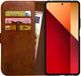 Rosso Element Geschikt voor Xiaomi Redmi Note 13 Pro 4G / Poco M6 Pro 4G | Wallet Book Case | Portemonnee Hoesje | 3 Pasjes | Magneetsluiting | Stand Functie | Bruin