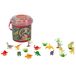 Wild Republic 23151 Speelfigurenset dinosaurus, kleine speelemmer, Adventure Bucket Mini, 10 cm, 18-delig, Multi