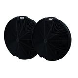 DL SERVICE Filter voor afzuigkap Faber Smeg Franke, actieve koolfilter, compatibel met Faber Smeg Franke afzuigkap, 2 filters