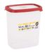 Wham Opbergbox, Polypropyleen, Transparent/Rood, 3.2L