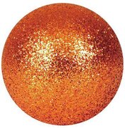 Europalms Kerstbal 6cm, koper, glitter 6x