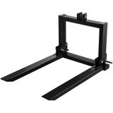 VEVOR Extension fourche Acier chariot élévateur 1000kg Capacité de charge CAT1/CAT2 Montage 78x61x25cm Transpalette 20kg Transpalette 3-points Attelage Convient à tous les véhicules de transport et d'expédition