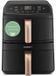 COSORI Friteuse sans huile Turbo Tower Compact, 8,6 L, 2 cuves 4,3 L, 2630W, Noir