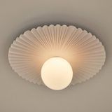 Nuura Plafonnier Liila Muuse, blanc/opale, Ø 42 cm, IP44
